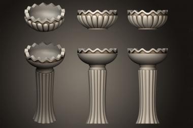 Vases (VZ_1428) 3D model for CNC machine