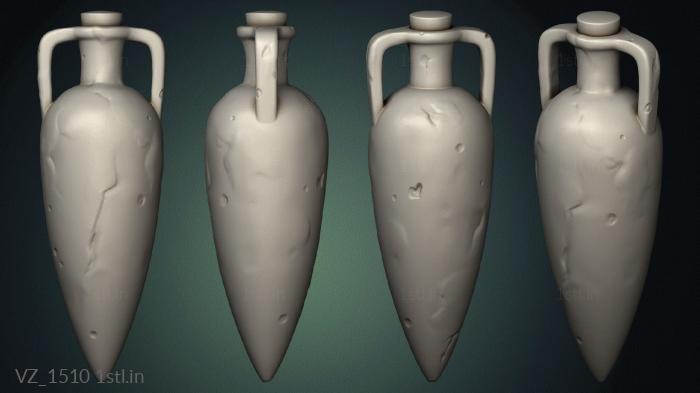 Vases (VZ_1510) 3D model for CNC machine