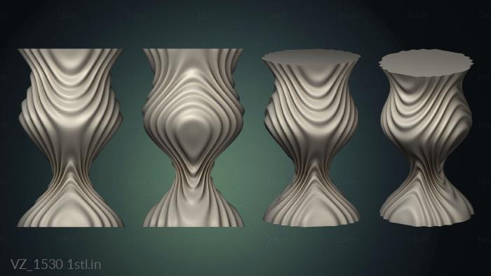 Vases (VZ_1530) 3D model for CNC machine