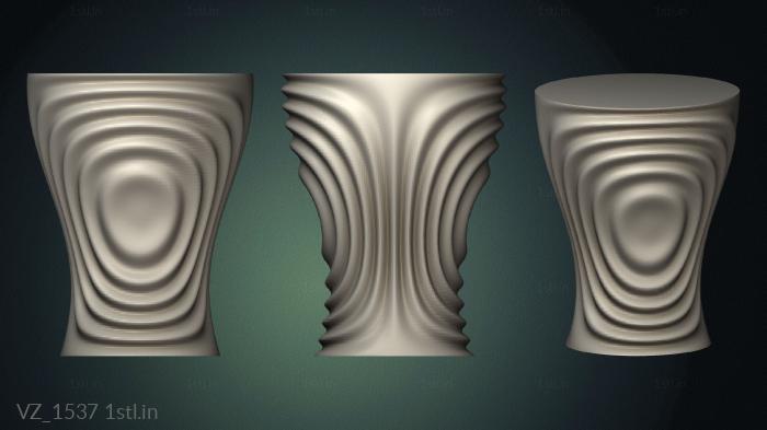 Vases (VZ_1537) 3D model for CNC machine