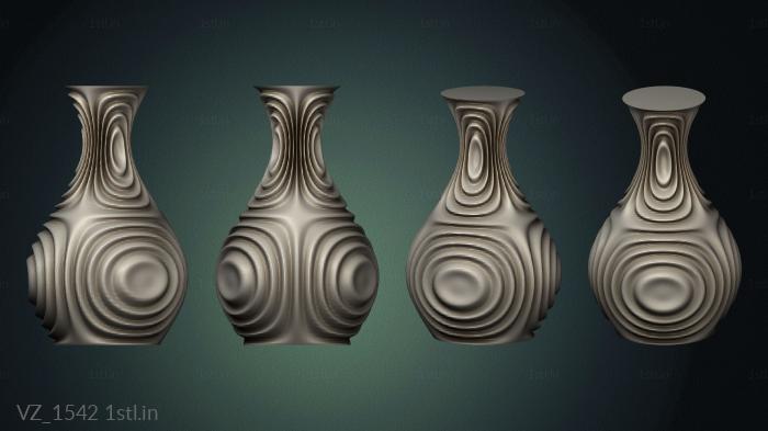 Vases (VZ_1542) 3D model for CNC machine