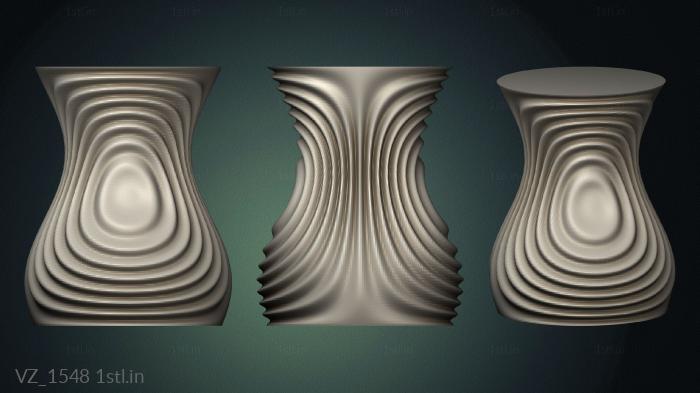 Vases (VZ_1548) 3D model for CNC machine