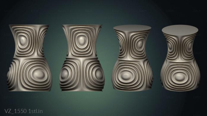 Vases (VZ_1550) 3D model for CNC machine