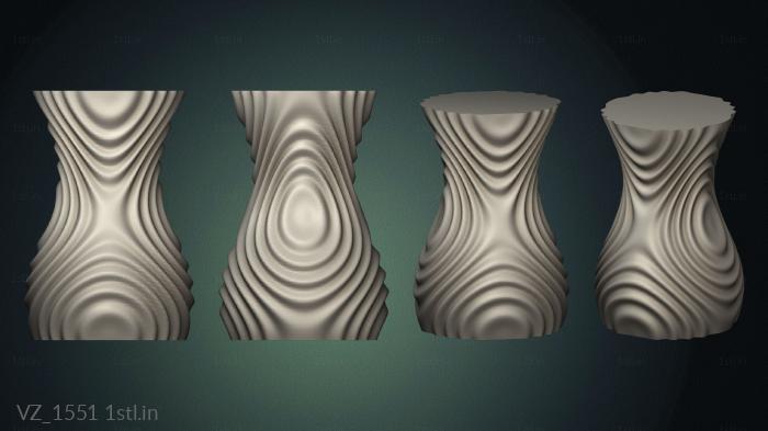 Vases (VZ_1551) 3D model for CNC machine