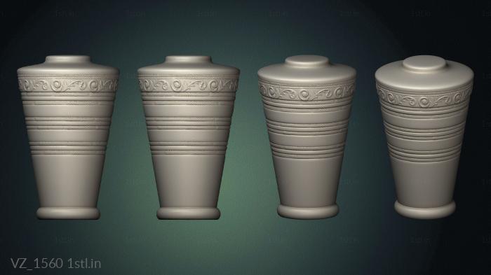 Vases (VZ_1560) 3D model for CNC machine