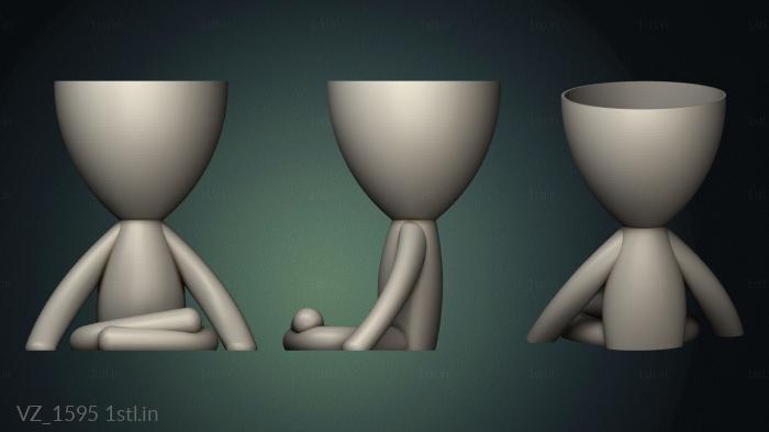 Vases (VZ_1595) 3D model for CNC machine