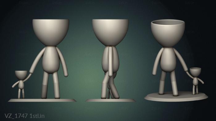 Vases (VZ_1747) 3D model for CNC machine