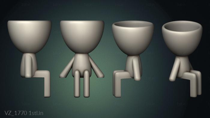 Vases (VZ_1770) 3D model for CNC machine