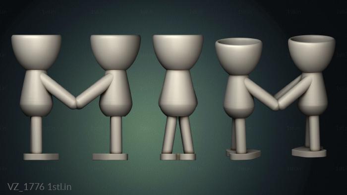 Vases (VZ_1776) 3D model for CNC machine