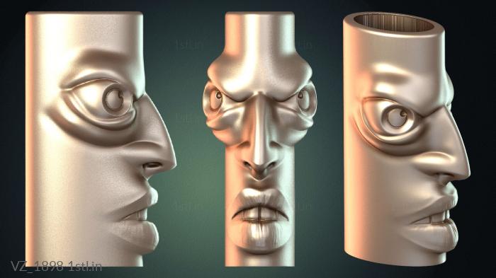 Vases (VZ_1898) 3D model for CNC machine