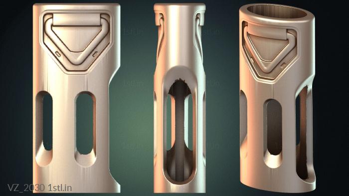 Vases (VZ_2030) 3D model for CNC machine