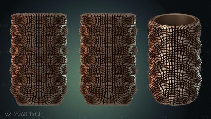 Vases (VZ_2060) 3D model for CNC machine