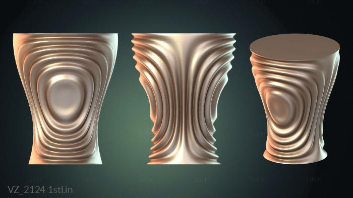 Vases (VZ_2124) 3D model for CNC machine