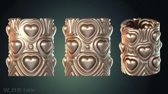 Vases (VZ_2135) 3D model for CNC machine