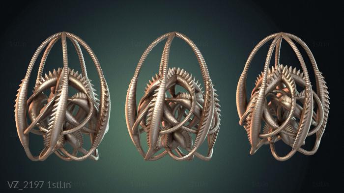 फूलदान (VZ_2197) सीएनसी मशीन के लिए 3D मॉडल