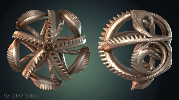 फूलदान (VZ_2199) सीएनसी मशीन के लिए 3D मॉडल