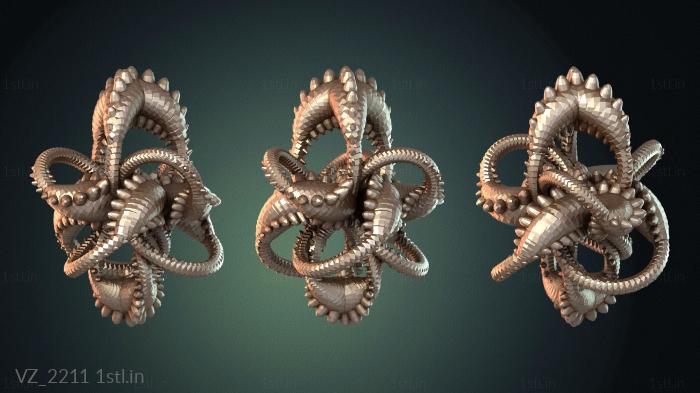 फूलदान (VZ_2211) सीएनसी मशीन के लिए 3D मॉडल