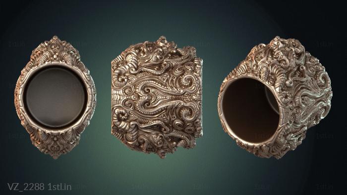 फूलदान (VZ_2288) सीएनसी मशीन के लिए 3D मॉडल