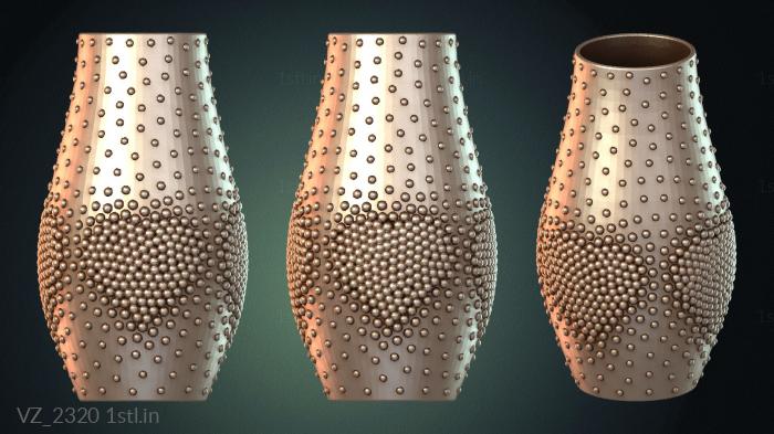 फूलदान (VZ_2320) सीएनसी मशीन के लिए 3D मॉडल