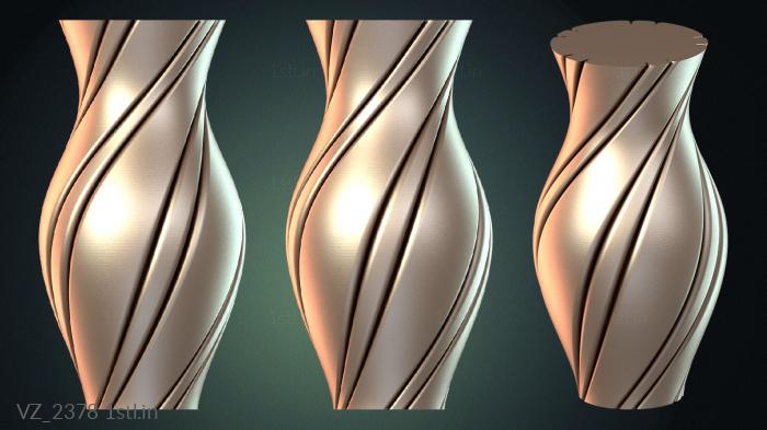 फूलदान (VZ_2378) सीएनसी मशीन के लिए 3D मॉडल