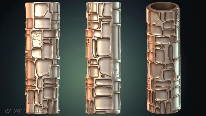 फूलदान (VZ_2411) सीएनसी मशीन के लिए 3D मॉडल