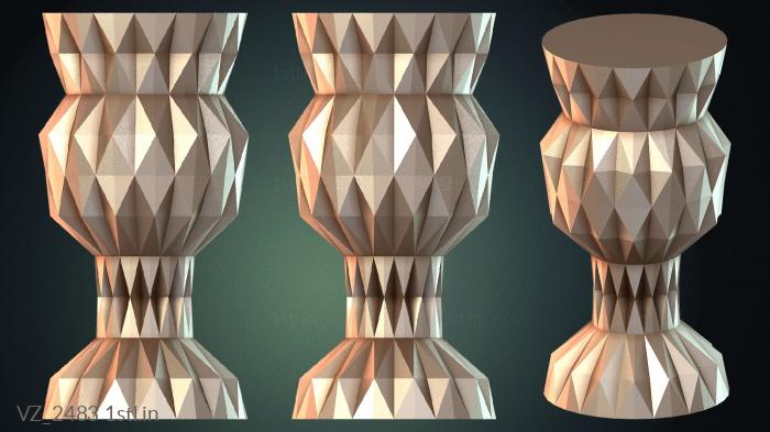 Vases (VZ_2483) 3D model for CNC machine