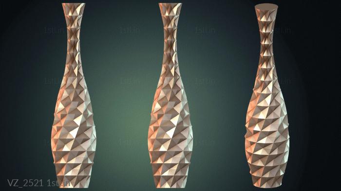 फूलदान (VZ_2521) सीएनसी मशीन के लिए 3D मॉडल