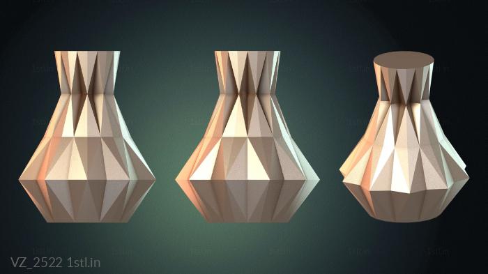 फूलदान (VZ_2522) सीएनसी मशीन के लिए 3D मॉडल