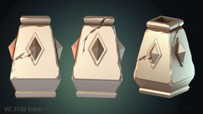 फूलदान (VZ_2532) सीएनसी मशीन के लिए 3D मॉडल