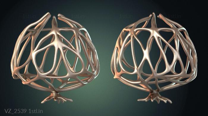 फूलदान (VZ_2539) सीएनसी मशीन के लिए 3D मॉडल