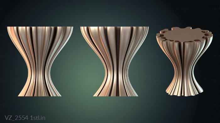 फूलदान (VZ_2554) सीएनसी मशीन के लिए 3D मॉडल