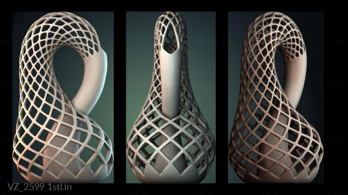 Vases (VZ_2599) 3D model for CNC machine