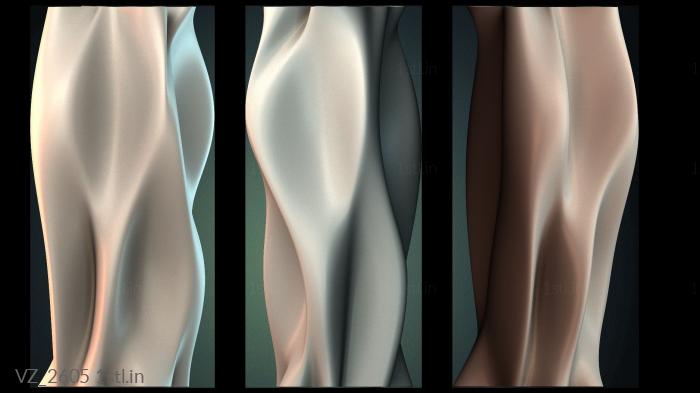 Vases (VZ_2605) 3D model for CNC machine