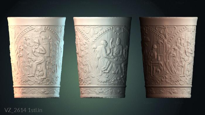 Vases (VZ_2614) 3D model for CNC machine