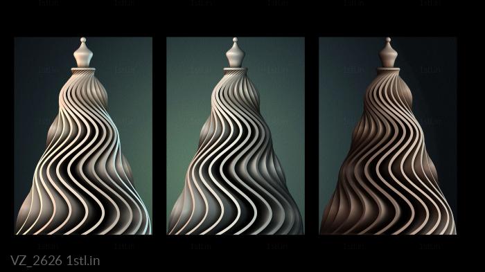 Vases (VZ_2626) 3D model for CNC machine