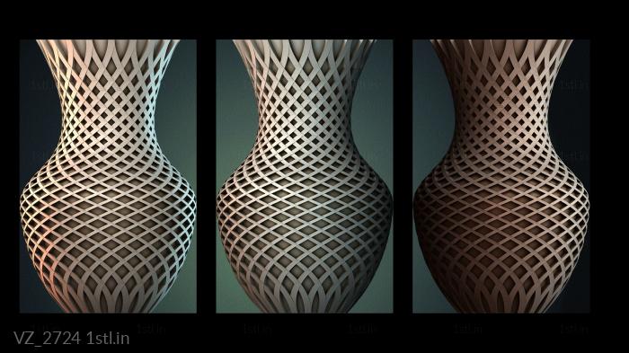 Vases (VZ_2724) 3D model for CNC machine