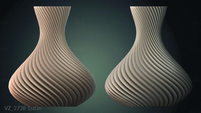 Vases (VZ_2728) 3D model for CNC machine