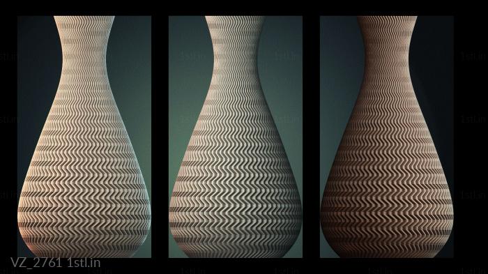 Vases (VZ_2761) 3D model for CNC machine