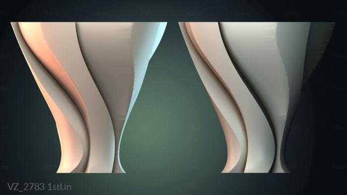 Vases (VZ_2783) 3D model for CNC machine
