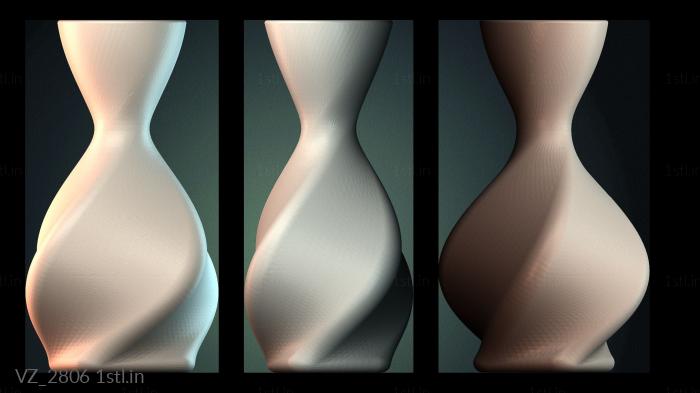 Vases (VZ_2806) 3D model for CNC machine