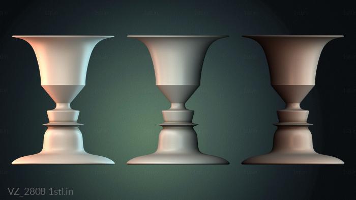 Vases (VZ_2808) 3D model for CNC machine