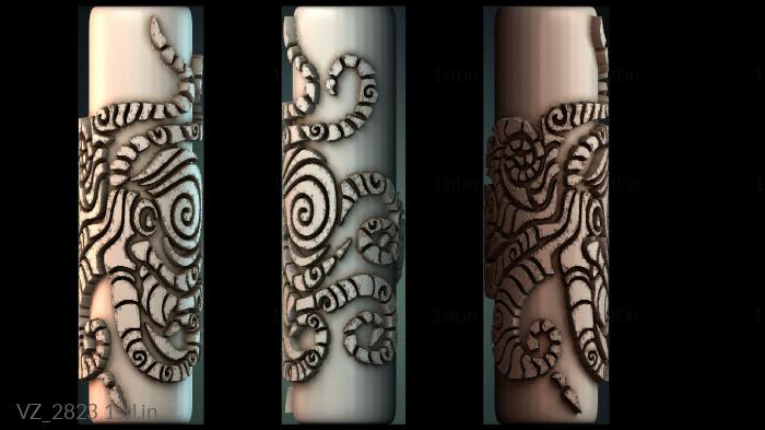 Vases (VZ_2823) 3D model for CNC machine