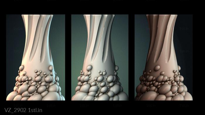 फूलदान (VZ_2902) सीएनसी मशीन के लिए 3D मॉडल