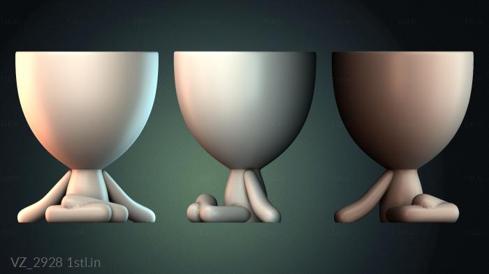 फूलदान (VZ_2928) सीएनसी मशीन के लिए 3D मॉडल