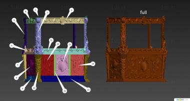 Storefronts (VTR_0009) 3D model for CNC machine